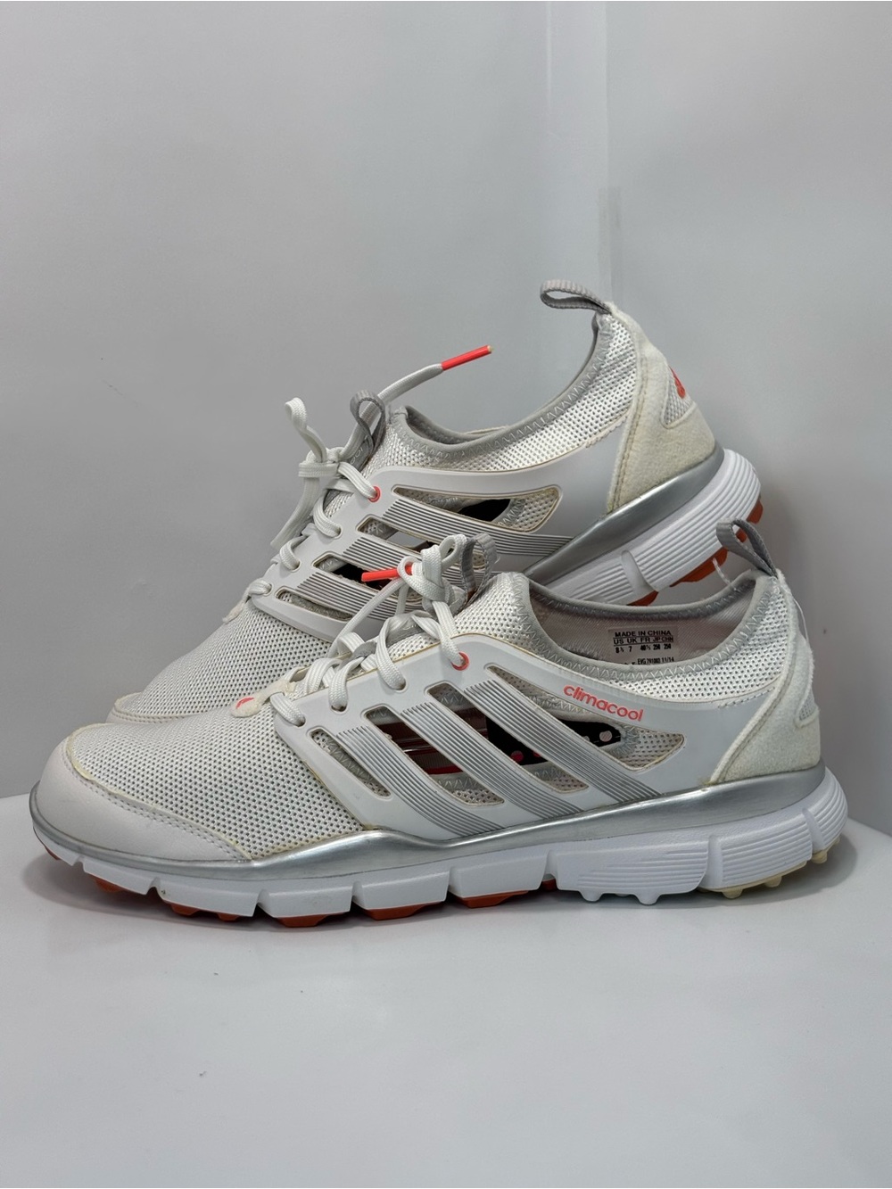 Adidas Climacool II Spikeless Golf Shoe Women's Size 8.5 Grey/White/Pink